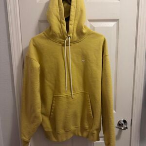 Nike Men's Yellow Hoodie